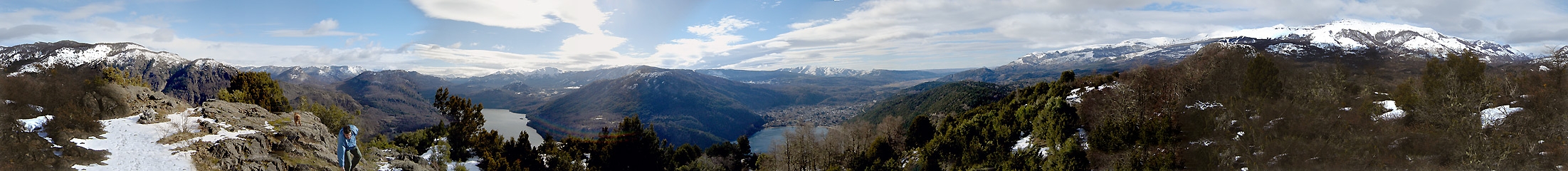 Panorámica 360º Vista desde el cerro Comandante Díaz (Pablo Arrue)